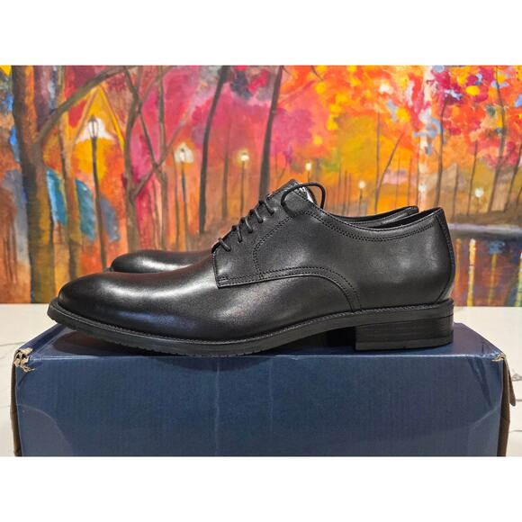 Cole Haan Modern Essentials Plain Toe Black Size 11 Men\'s Dress Shoes C38446 main image 7